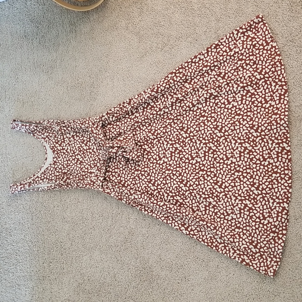 Apt. 9 Small Comfy Casual Animal Print Tank Lightweight Tie Dress